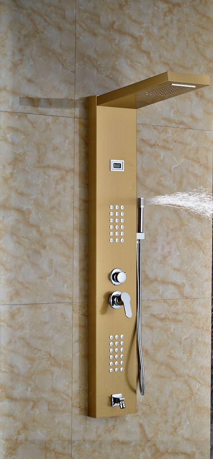 gold-finished-bathroom-shower-set-shower-Digital Display-gold