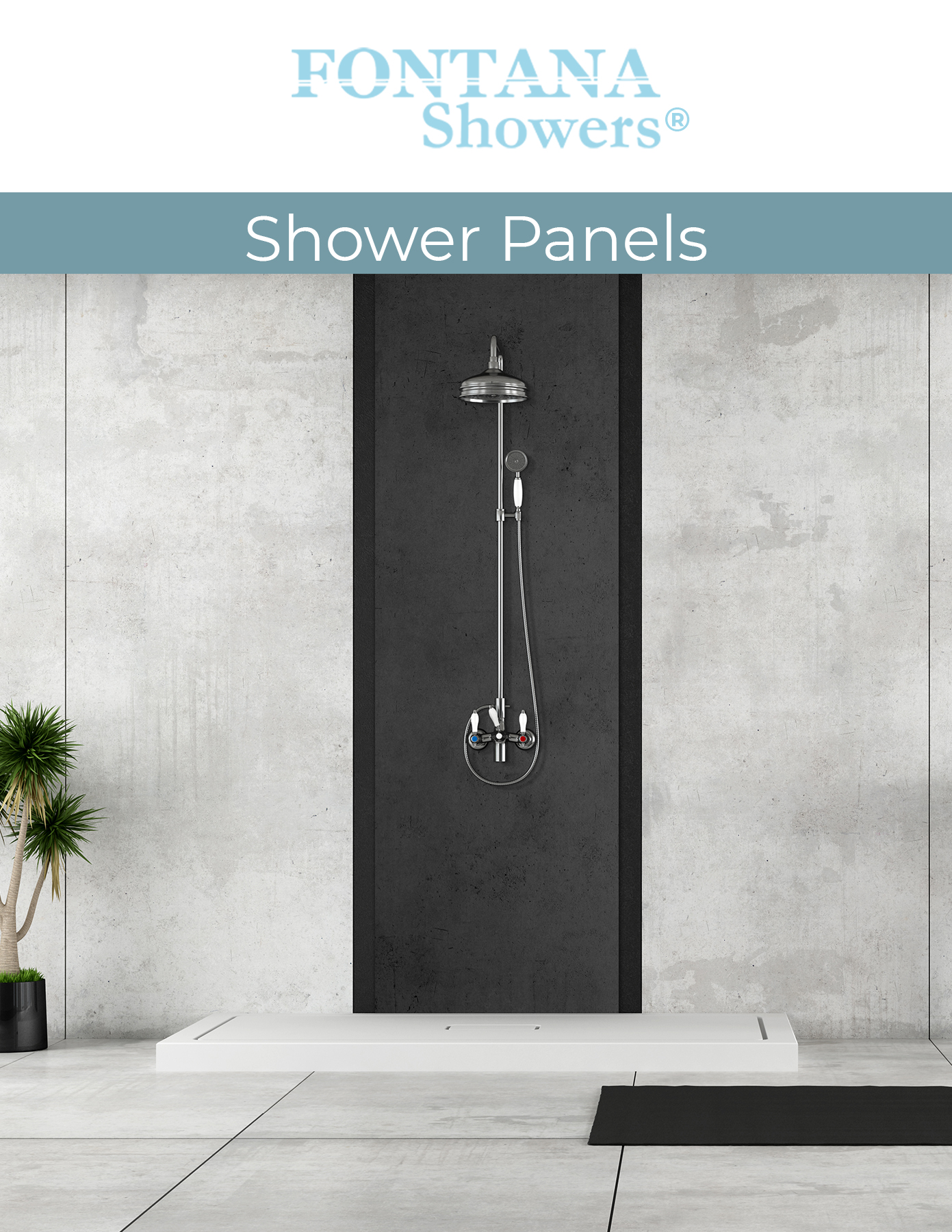 Fontana Showers commercial catalog Shower Panels