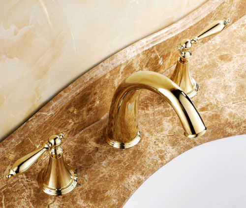 widespread-bath-sink-faucet-gold-finish