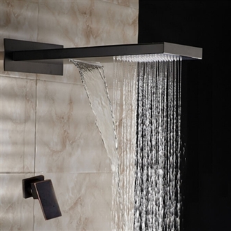 Hotel Fiego Oil Rubbed Bronze Shower Square Shower Set